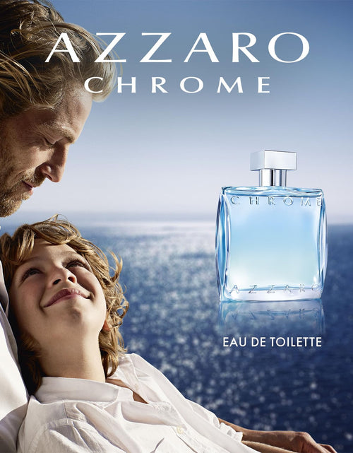 Load image into Gallery viewer, Chrome Eau De Toilette - Fresh Aquatic Mens Cologne - Citrus, Woody, Musky Fragrance -Fresh Notes of Bergamot - Everyday Wear - Classic Summer Beach Scent - Luxury Perfumes for Men
