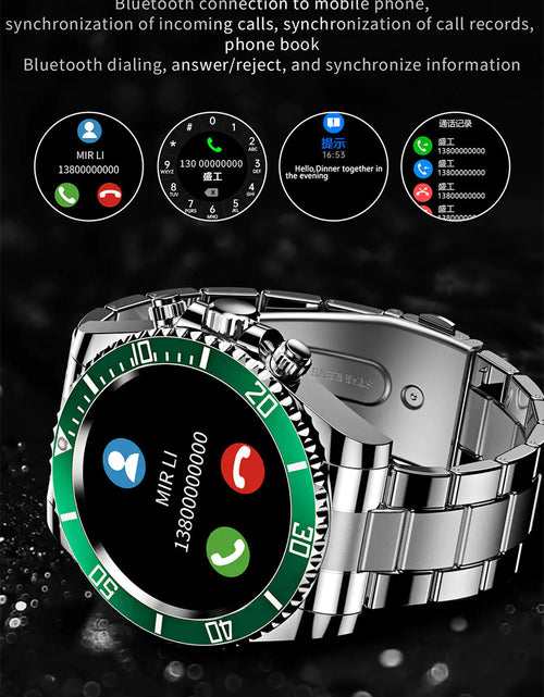 Load image into Gallery viewer, Men Multifunction Smartwatch
