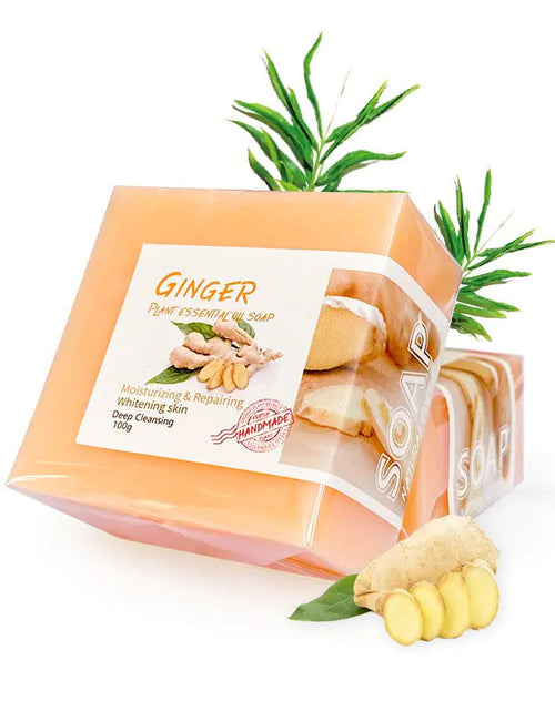 Load image into Gallery viewer, Papaya Angelica Ginger Slices Soap
