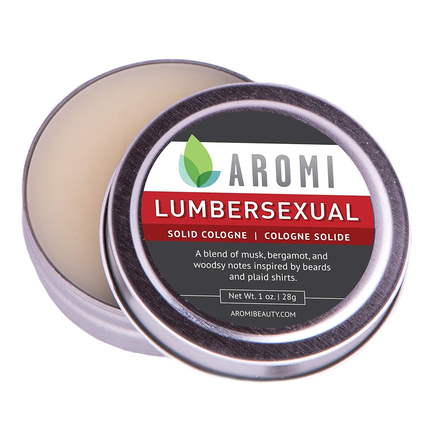 Lumbersexual Solid Cologne Cashmere Woods Fragrance; Men'S Stocking Stuffer, Travel-Friendly Cologne; Powdery, Musk, Bergamot, 1 Oz