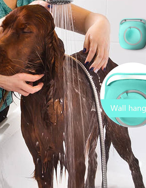 Load image into Gallery viewer, Pet Dog Shampoo Massager Brush Cat Massage Comb Grooming Scrubber Shower Brush for Bathing Short Hair Soft Silicone Brushes
