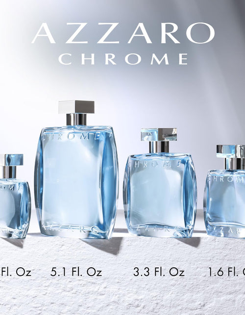 Load image into Gallery viewer, Chrome Eau De Toilette - Fresh Aquatic Mens Cologne - Citrus, Woody, Musky Fragrance -Fresh Notes of Bergamot - Everyday Wear - Classic Summer Beach Scent - Luxury Perfumes for Men
