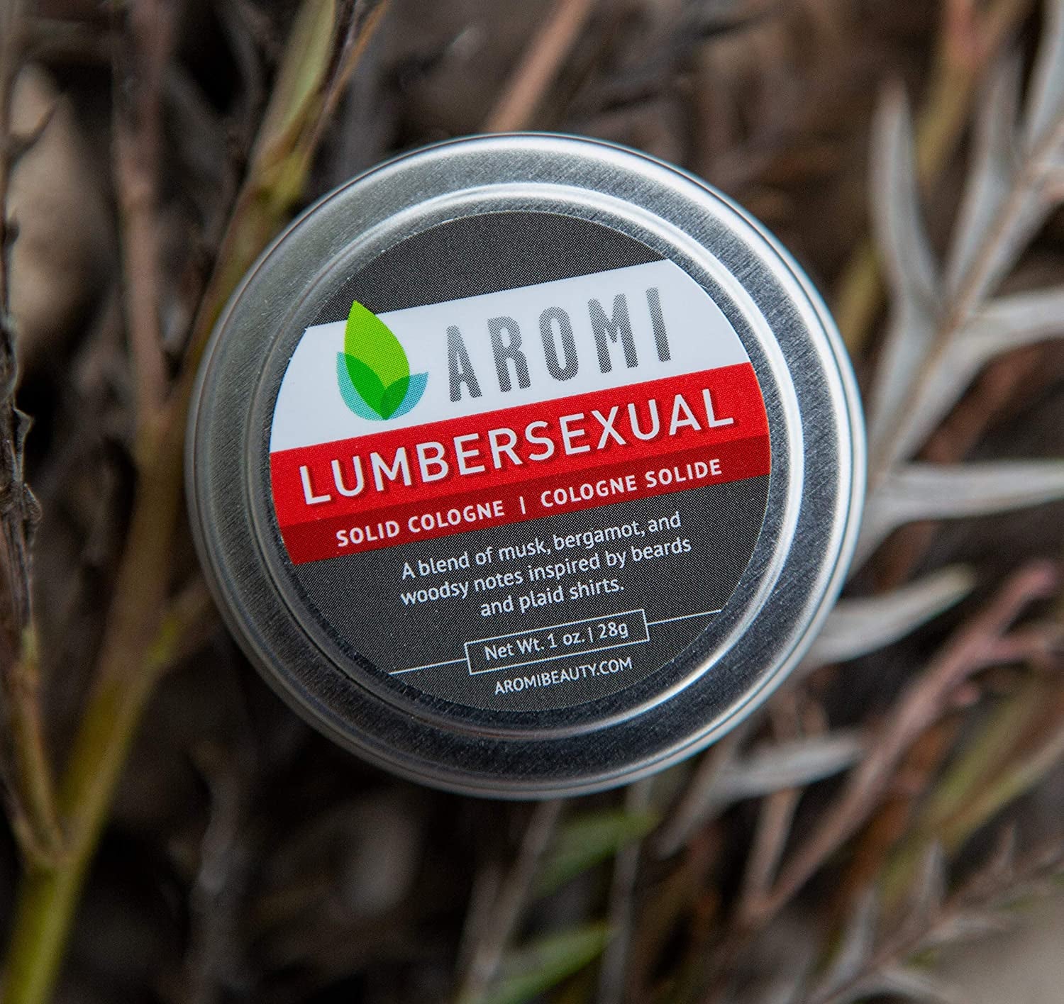 Lumbersexual Solid Cologne Cashmere Woods Fragrance; Men'S Stocking Stuffer, Travel-Friendly Cologne; Powdery, Musk, Bergamot, 1 Oz