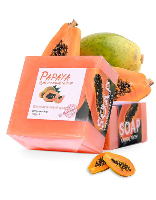 Load image into Gallery viewer, Papaya Angelica Ginger Slices Soap
