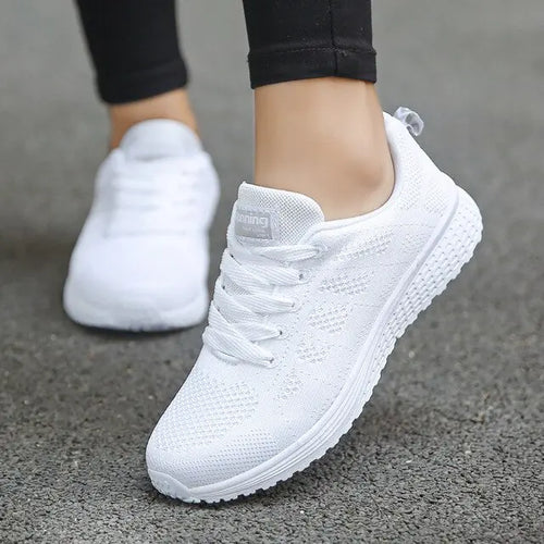 Load image into Gallery viewer, Womens Flats Sneakers Mesh Breathable
