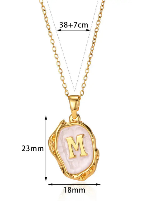 Load image into Gallery viewer, Letters Dimensional Necklace
