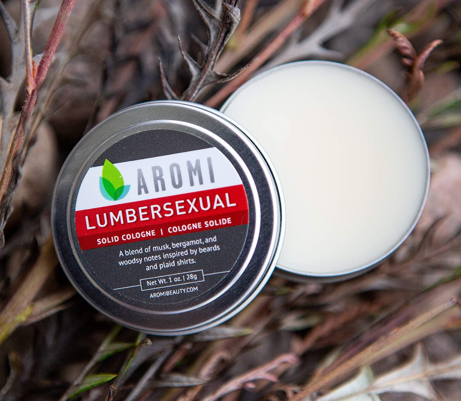 Lumbersexual Solid Cologne Cashmere Woods Fragrance; Men'S Stocking Stuffer, Travel-Friendly Cologne; Powdery, Musk, Bergamot, 1 Oz