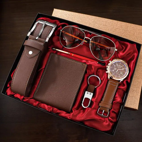 Load image into Gallery viewer, Men&#39;s Set 6 in 1 Luxury Gift Set
