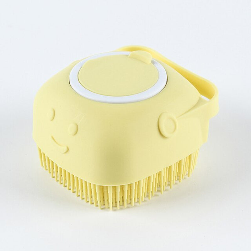 Pet Dog Shampoo Massager Brush Cat Massage Comb Grooming Scrubber Shower Brush for Bathing Short Hair Soft Silicone Brushes