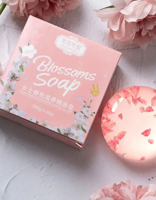 Load image into Gallery viewer, Cherry Blossom Petals Soap
