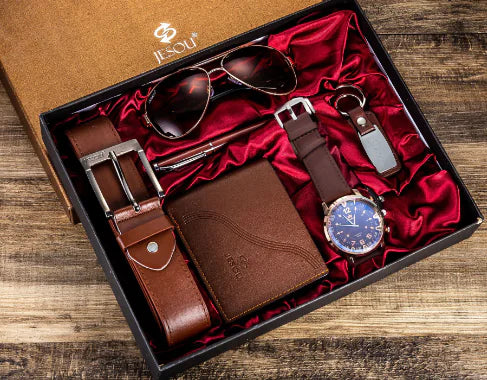 Load image into Gallery viewer, Men&#39;s Set 6 in 1 Luxury Gift Set
