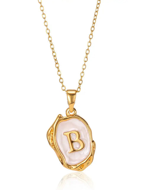 Load image into Gallery viewer, Letters Dimensional Necklace
