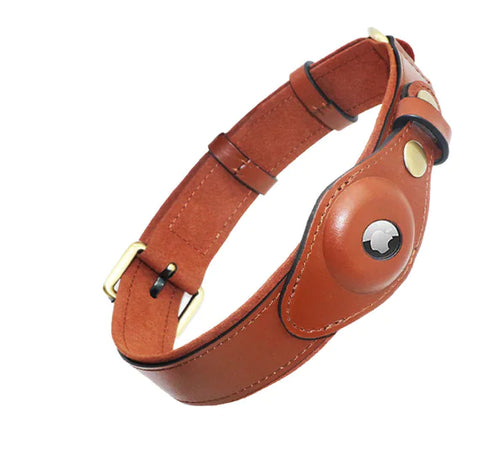 Load image into Gallery viewer, Leather Anti-Lost Dog Collar
