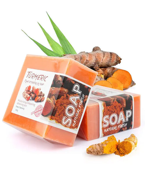 Load image into Gallery viewer, Papaya Angelica Ginger Slices Soap
