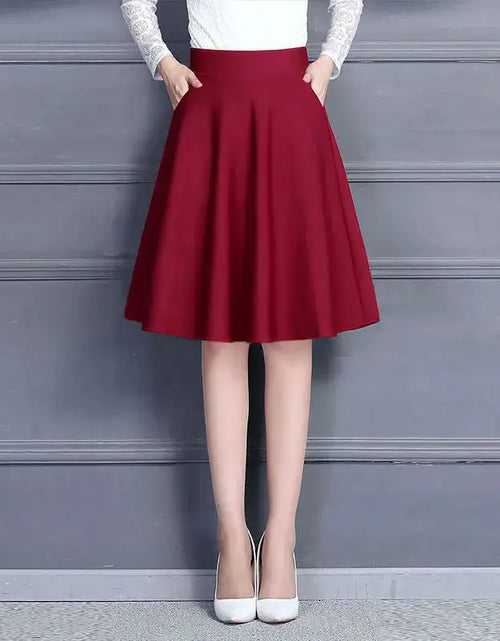 Load image into Gallery viewer, Elegant Skirt with Pockets
